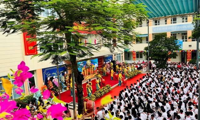 Trường THCS Ngọc Hà khai giảng năm học mới: Đổi mới tư duy, tạo chuyển biến, hướng tới kết quả thực chất