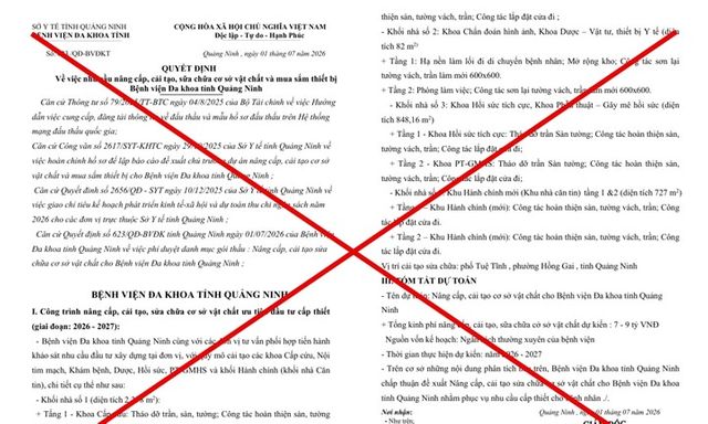 Cảnh báo thủ đoạn giả mạo văn bản của bệnh viện để lừa đảo