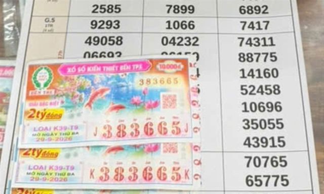 Một người phụ nữ bán cá trúng độc đắc 6 tỷ đồng