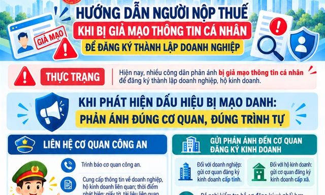 Bị lấy cắp thông tin cá nhân để lập doanh nghiệp, cần làm ngay những việc này