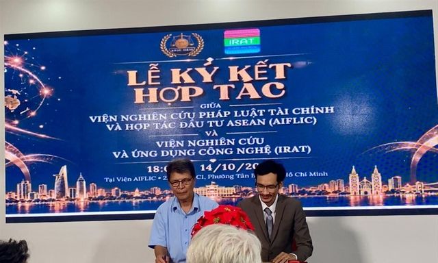 IRAT và AIFLIC ký kết hợp tác đào tạo kiểm kê khí nhà kính và tư vấn pháp luật