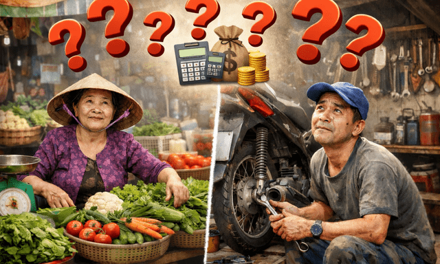 Công an hướng dẫn cô bán rau, chú sửa xe làm ngay một việc mỗi ngày để 