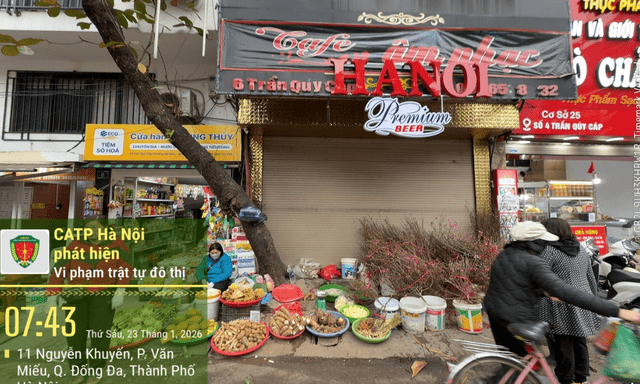 NÓNG: 226 trường hợp bị phạt nguội vì vi phạm trật tự đô thị, vệ sinh môi trường 