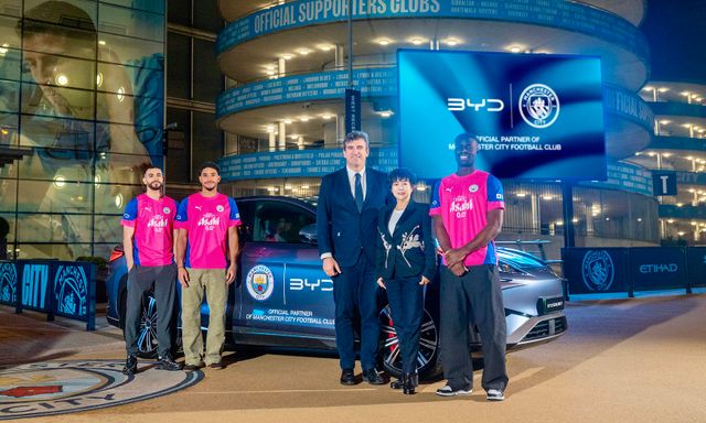 NÓNG: Manchester City chọn BYD làm đối tác di chuyển chính thức