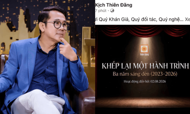 Sau thông tin Thành Lộc rời đi, sân khấu Thiên Đăng chính thức thông báo đóng cửa
