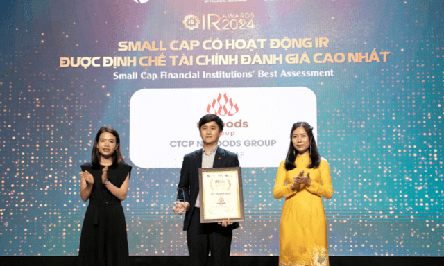 Nafoods Group vinh danh với hai giải thưởng tại chương trình IR Awards 2024