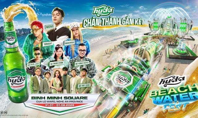 Sau Đà Nẵng, Huda Beach Water Fest tiếp tục đến với Nghệ An, nối dài “Giờ Chân Thành” lớn bậc nhất miền Trung