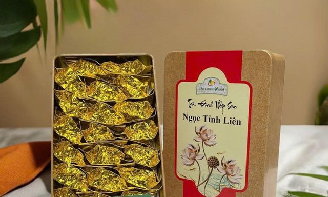 Trà sen Ngọc Tỉnh Liên - Tuyệt phẩm kết tinh từ trà Đinh Tân Cương và Sen Tây Hồ