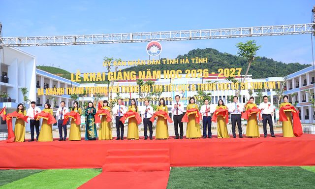 Hà Tĩnh: Rộn ràng lễ khai giảng năm học mới 2026 - 2027