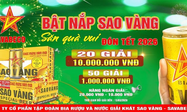 Săn Quà Tết Vui Cùng Bia Sao Vàng Special 250ml
