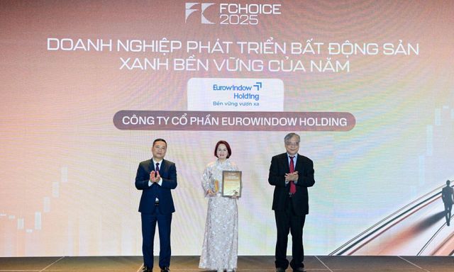 Eurowindow Holding được vinh danh tại giải thưởng FChoice 2025 
