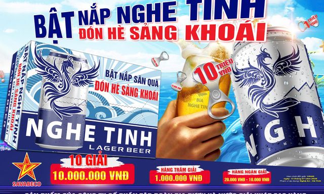 Chương trình khuyến mại ”Bật nắp Nghe Tinh – Đón hè sảng khoái”