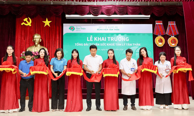 Khai trương tổng đài tư vấn sức khoẻ tâm lý, tâm thần ở Nghệ An