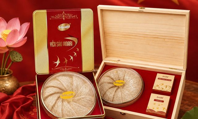 Yến tinh chế và yến chưng sẵn VinaRI: Gợi ý quà tặng sức khỏe trang trọng, thiết thực