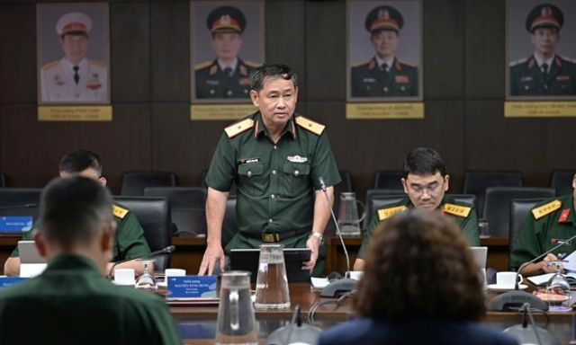Đoàn công tác Bộ Quốc phòng kiểm tra thực tế Khối Công nghệ thông tin và Khối Hành chính của MB