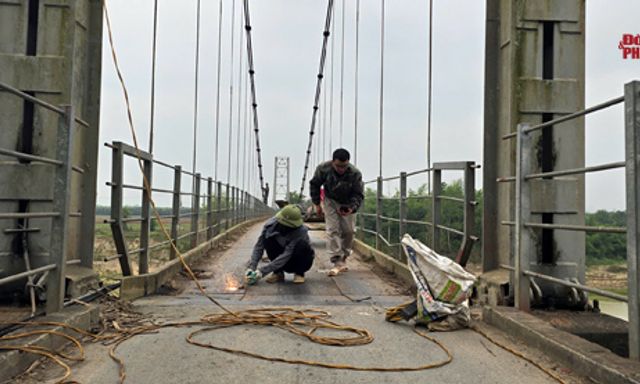 Nghệ An: Hơn 6 tỷ đồng đầu tư sửa chữa cầu treo Đò Rô