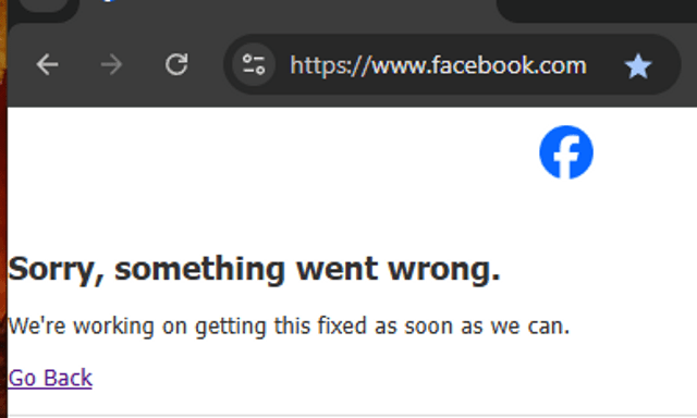Trang chủ Facebook sập trên diện rộng, Messenger vẫn hoạt động bình thường