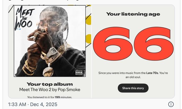 Spotify Wrapped 2025 bất ngờ 