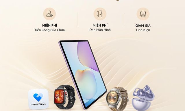 Huawei tung ưu đãi lớn dịp cuối năm, miễn phí sửa chữa và quà tặng giá trị lên đến hàng triệu đồng