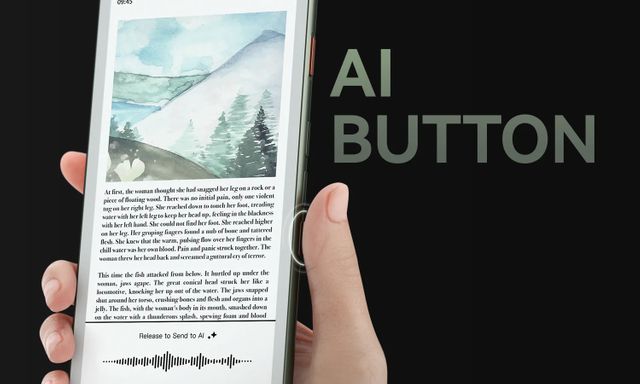 Máy đọc sách này chạy Android, màn e-ink màu, có SIM nhưng chỉ để vào mạng, AI phân tích ảnh, tóm tắt sách
