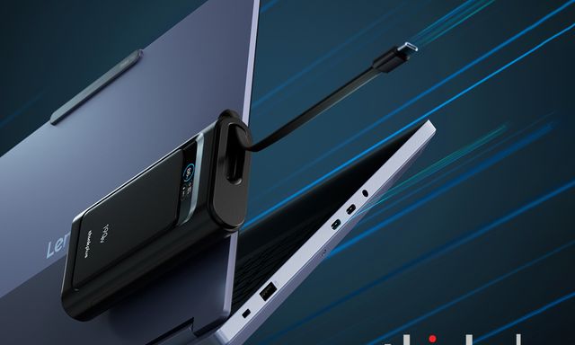 Pin dự phòng Lenovo ThinkPlus 20.000mAh mới: Có cáp sẵn, công suất tổng 190W kèm màn hình hiển thị, giá chưa đến 1 triệu