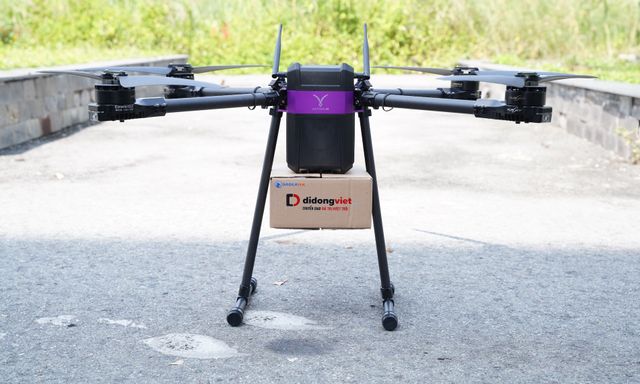 Một hệ thống bán lẻ di động thử nghiệm giao hàng bằng drone, chỉ mất 15-30 phút từ Cần Giờ đi Bà Rịa - Vũng Tàu