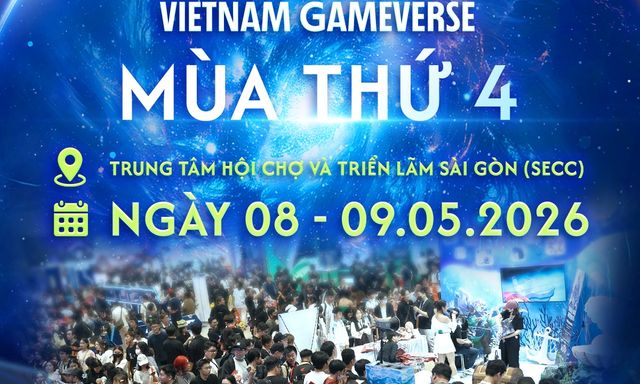 Vietnam GameVerse 2026 chính thức khởi động: Ngành game Việt đặt mục tiêu “go global”, hướng tới 60.000 lượt người tham dự