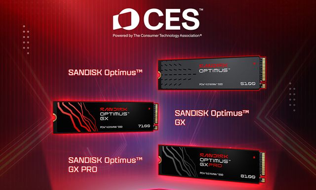 Sandisk ra mắt SSD gắn trong Optimus