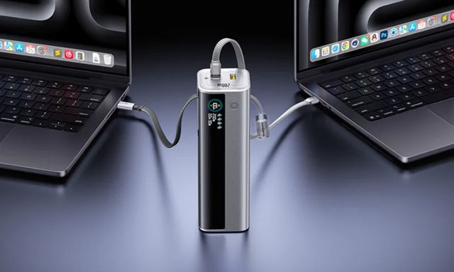 Baseus ra mắt pin sạc dự phòng 200W dung lượng 25.000mAh, tích hợp 2 cáp USB-C, sạc nhanh 140W