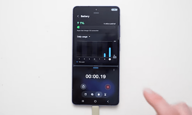Galaxy S26 Ultra thử nghiệm sạc 60W mới: 46 phút đầy pin, 30 phút đầu nhanh hơn quảng cáo