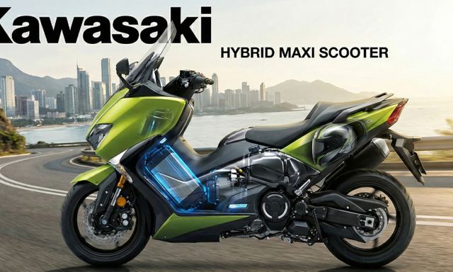 Lộ diện bằng sáng chế xe tay ga Hybrid của Kawasaki: Tham vọng tái định nghĩa Maxi Scooter?