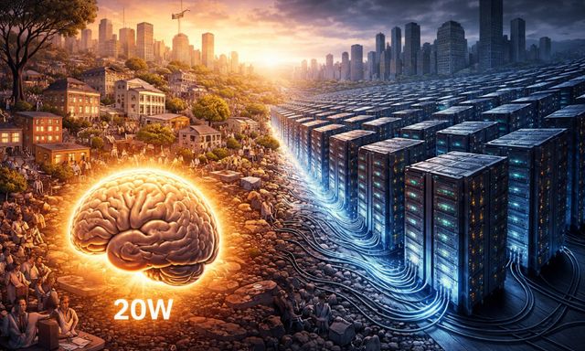 Não bộ con người vận hành chỉ với 20 Watt điện, tương đương với một chiếc màn hình máy tính cũ