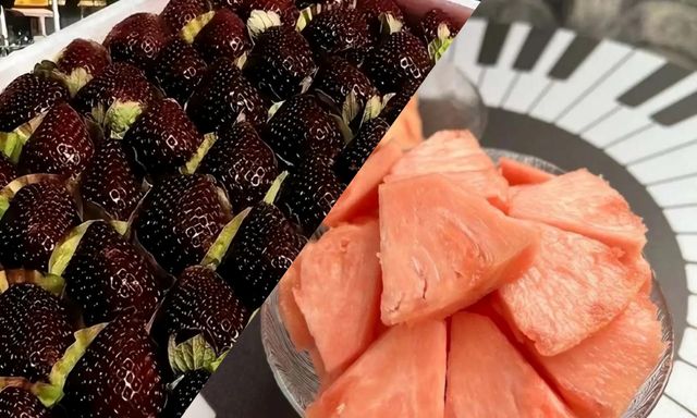 Màu sắc thay đổi, giá trị tăng gấp đôi? Vì sao dứa hồng, dâu tây đen và các loại trái cây có màu lạ thường có giá rất cao?