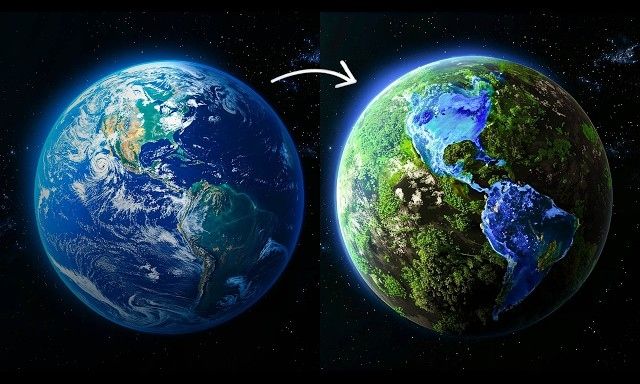 Điều gì sẽ xảy ra nếu Trái Đất có một nửa là đất liền và một nửa là nước?