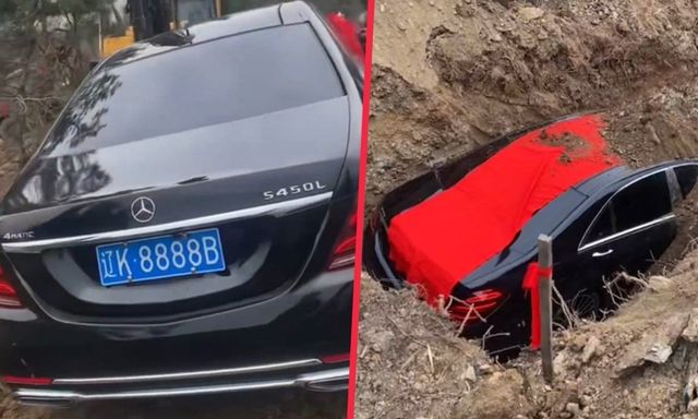 Chôn xe sang tiền tỷ theo người đã khuất, gia đình Trung Quốc gây phẫn nộ, bị xử lý và buộc xin lỗi công khai