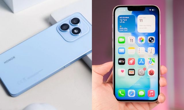 Bất ngờ điện thoại HONOR và iPhone tranh nhau 