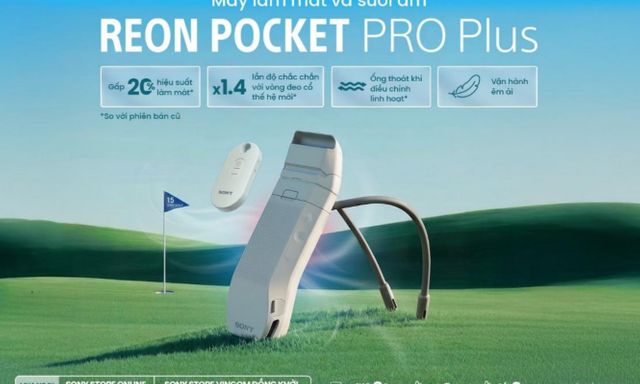 Sony ra mắt điều hòa cá nhân REON POCKET PRO Plus và REON POCKET 6, giá từ 5,59 triệu đồng