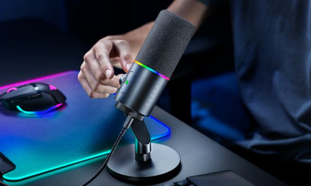 Razer ra mắt Seiren V3 Pro: Micro đầu tiên của hãng có cả kết nối XLR lẫn USB-C, tích hợp AI xử lý âm thanh