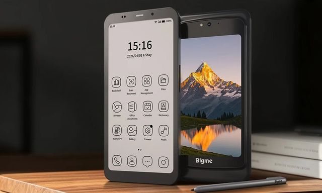 Điện thoại hay máy đọc sách? Bigme HiBreak Dual 2 xóa nhòa ranh giới với thiết kế hai màn hình độc bản