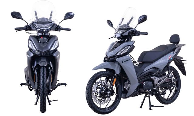 Tân binh xe số 125cc đến từ Hy Lạp sở hữu hàng loạt trang bị độc lạ: Kính chắn gió, tựa lưng tháo rời cùng đĩa phanh khủng 320 mm