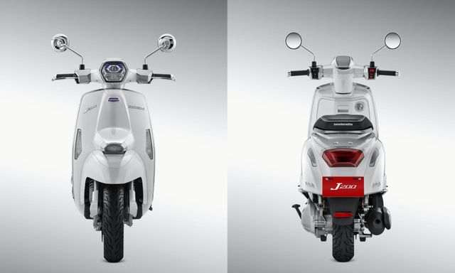 Thách thức Honda SH, xe tay ga Ý Lambretta J200 lộ diện sở hữu phanh ABS hai kênh