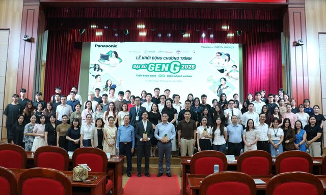 Panasonic khởi động Đại sứ Gen G 2026, tìm kiếm những sáng kiến xanh có thể đi vào đời sống