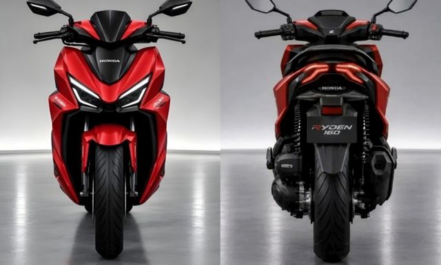 Honda Ryden 160 bất ngờ lộ diện khiến phân khúc xe tay ga thể thao lập tức dậy sóng
