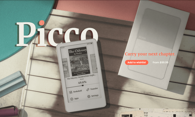 Boox Picco chính thức lộ diện: Máy đọc sách mini sở hữu khung viền kim loại siêu nhẹ 58 gram, từ bỏ Android với giá chỉ 99,99 USD