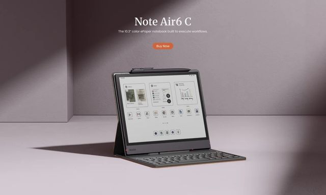 Máy đọc sách màn hình màu Onyx Boox Note Air6 C bất ngờ ra mắt với phần cứng vượt bậc liệu có thực sự đáng tiền?