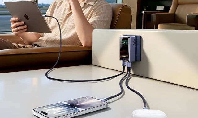 Ugreen ra mắt củ sạc du lịch 67W, đa dạng chân cắm, thêm màn hình, nhiều cổng ra, giá chỉ hơn 700.000đ