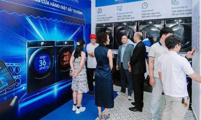 Samsung bắt tay đối tác mở chuỗi cửa hàng giặt sấy tự động 24/7, TiTi Laundry là mô hình đầu tiên