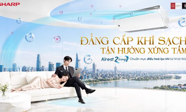 Điều hòa Sharp Airest được vinh danh trong “Bộ sản phẩm nâng tầm sống khỏe tiêu biểu” tại Better Choice Award 2026