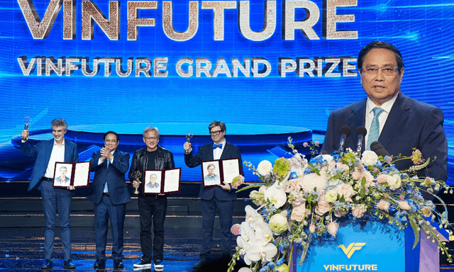 Toàn cảnh Lễ trao giải VinFuture 2024 - giải thưởng Khoa học công nghệ lớn nhất hành tinh do người Việt sáng lập