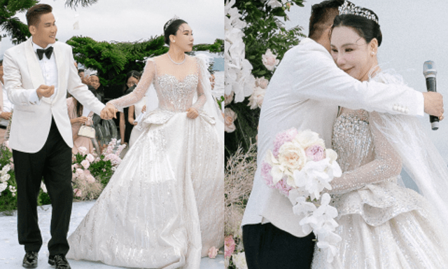 Toàn cảnh đám cưới Hồ Quỳnh Hương: Cô dâu khóc nức nở, khoá môi chú rể tình tứ, thái độ nhà chồng gây chú ý